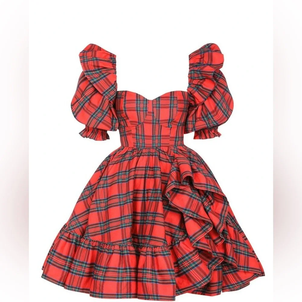 RARE! Selkie Tartan BeBe Bloom XL - Picture 2 of 3